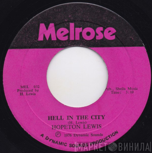 Hopeton Lewis  - Hell In The City