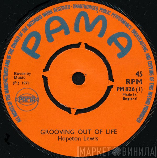 Hopeton Lewis, The M. Squad - Grooving Out Of Life