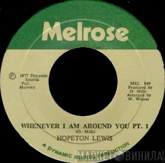 Hopeton Lewis - Whenever I Am Around You