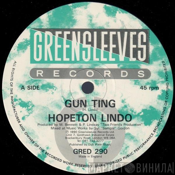 Hopeton Lindo - Gun Ting