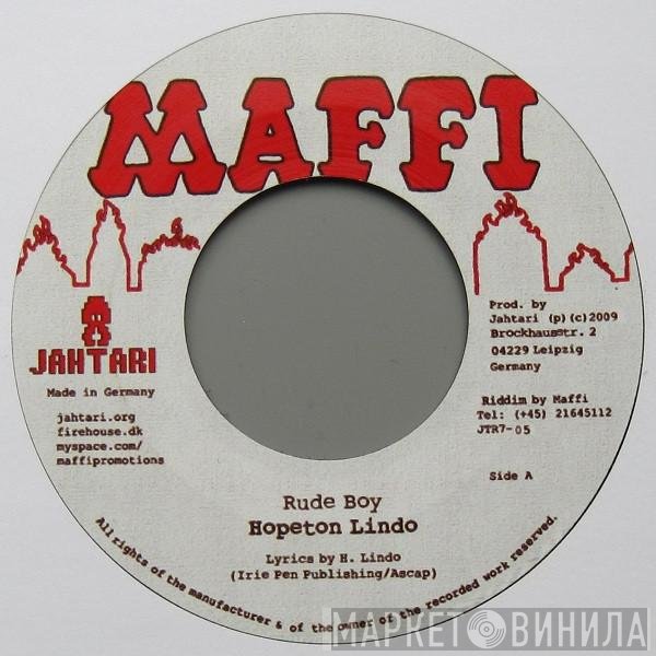 Hopeton Lindo - Rude Boy