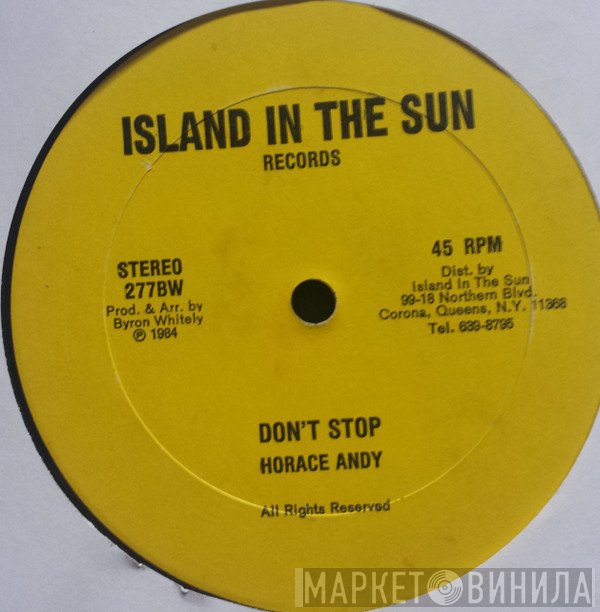 Horace Andy, Love Roy, Jah Richie - Don't Stop / Billy Boy
