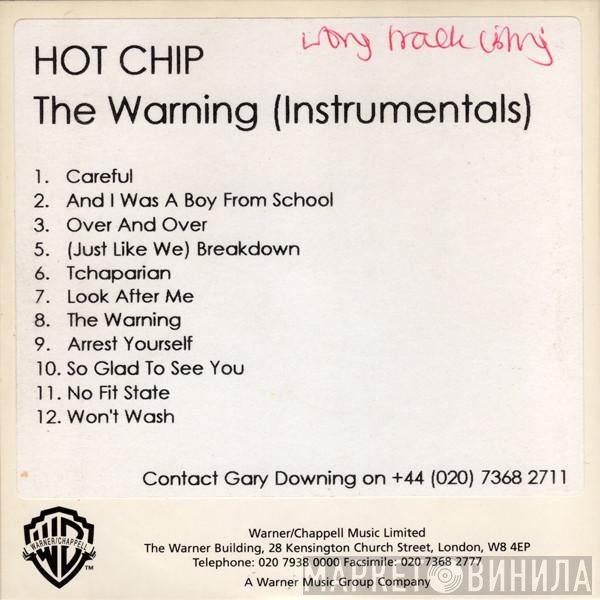 Hot Chip  - The Warning (Instrumentals)