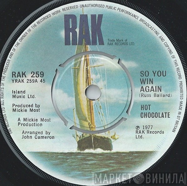 Hot Chocolate - So You Win Again