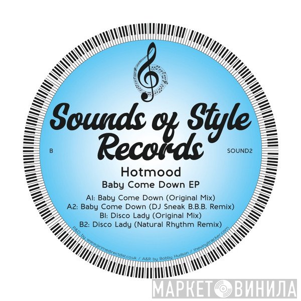 Hotmood - Baby Come Down EP