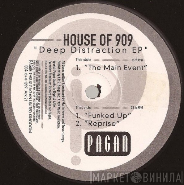 House Of 909 - Deep Distraction EP