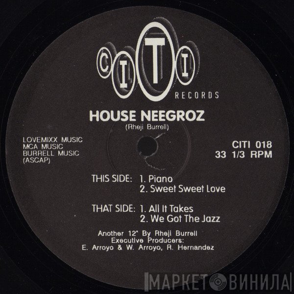 Houz' Neegroz - Piano
