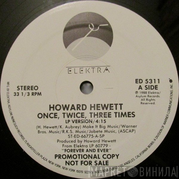 Howard Hewett - Once, Twice, Three Times