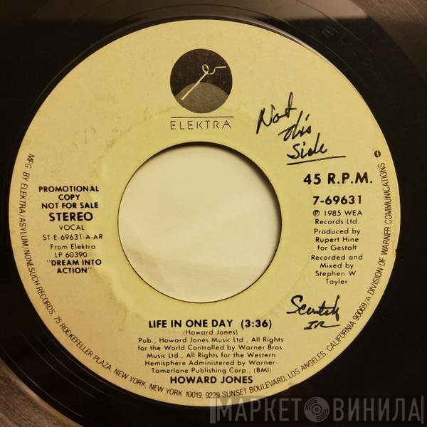 Howard Jones  - Life In One Day