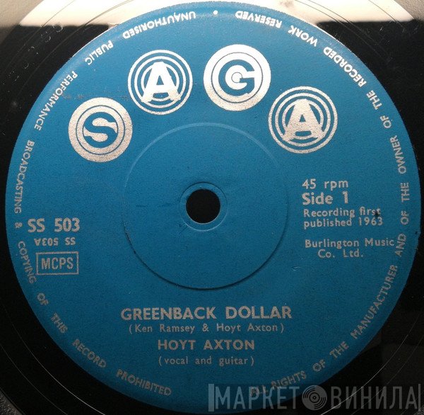 Hoyt Axton - Greenback Dollar / The Crawdad Song