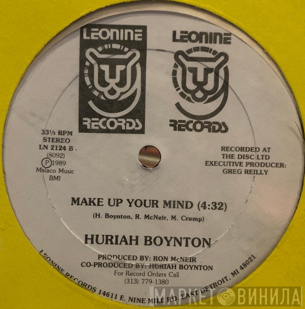 Hugh Boynton - Make Up Your Mind