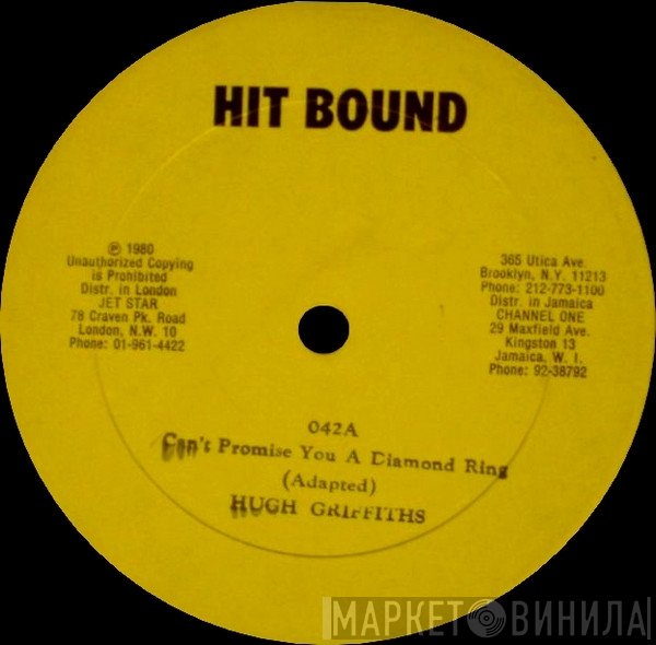 Hugh Griffiths  - Can't Promise You A Diamond Ring / Mad Mad