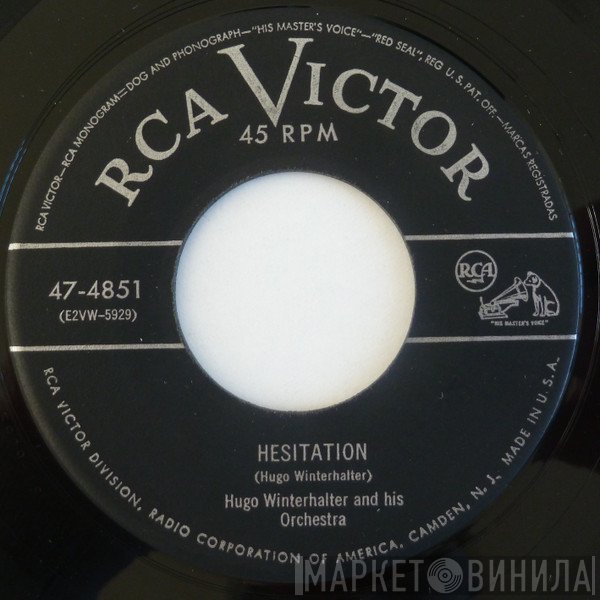 Hugo Winterhalter Orchestra - Hesitation / Tic-Tac-Toe