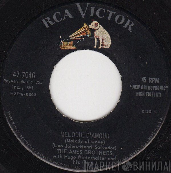 Hugo Winterhalter Orchestra, The Ames Brothers - Melodie D'Amour