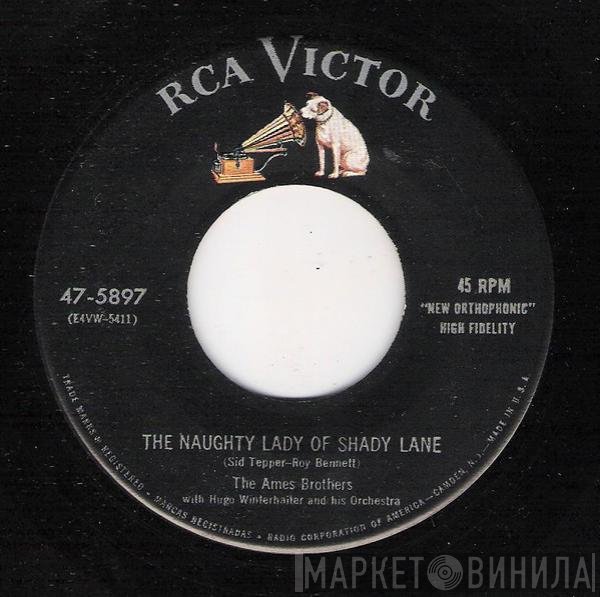 Hugo Winterhalter Orchestra, The Ames Brothers - The Naughty Lady Of Shady Lane