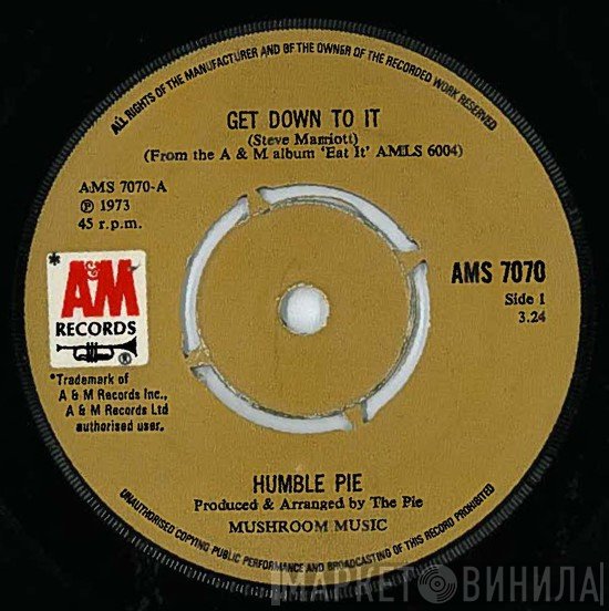 Humble Pie  - Get Down To It