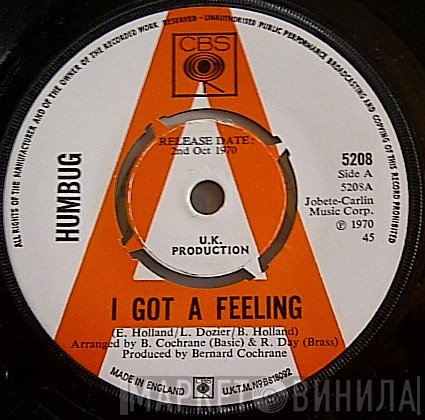 Humbug  - I Got A Feeling