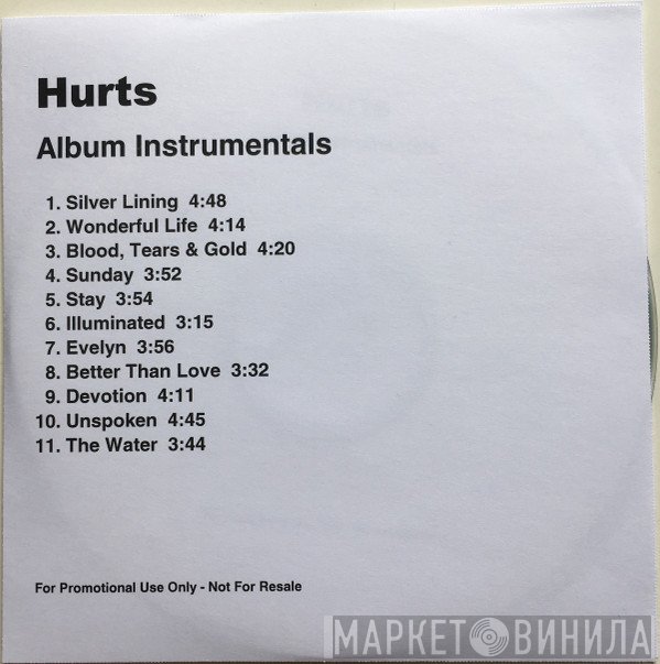 Hurts  - Album Instrumentals