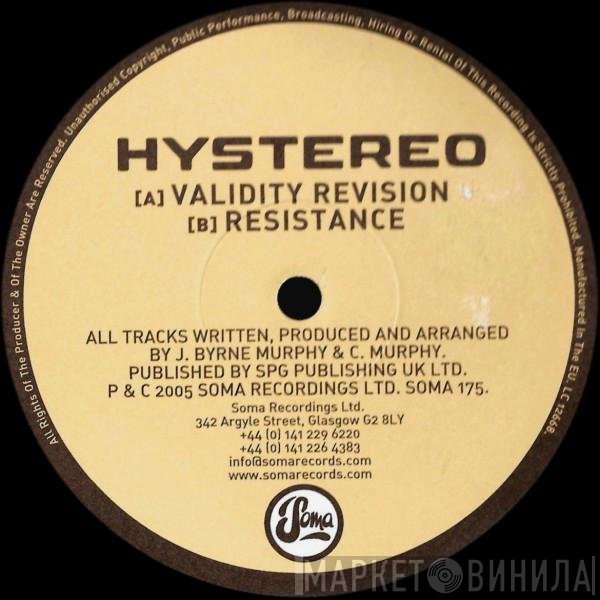 Hystereo - Validity Revision