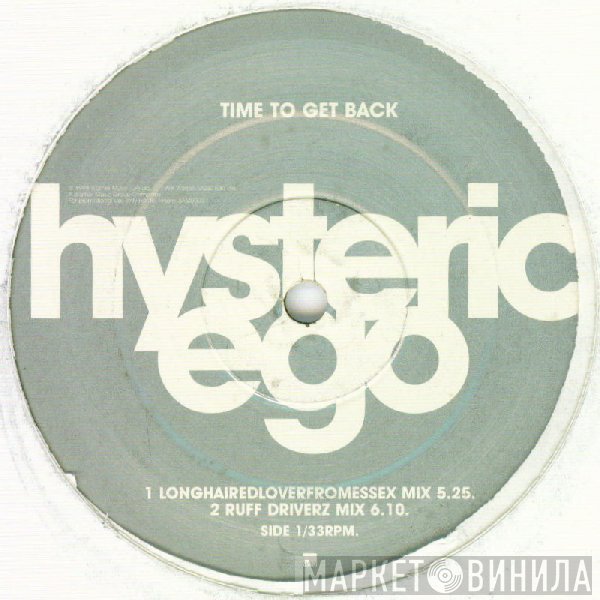 Hysteric Ego - Time To Get Back