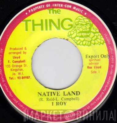 I-Roy - Native Land