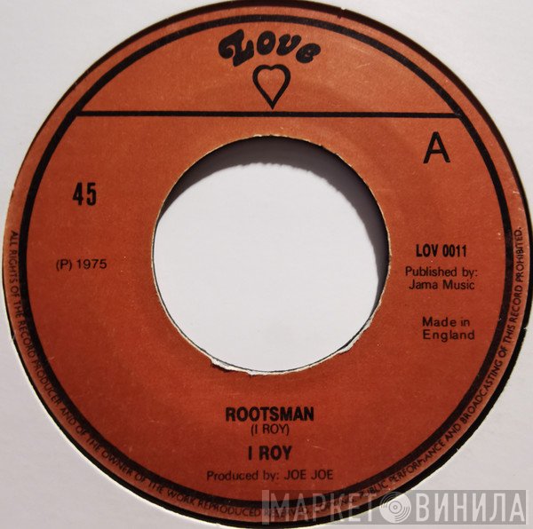 I-Roy - Rootsman