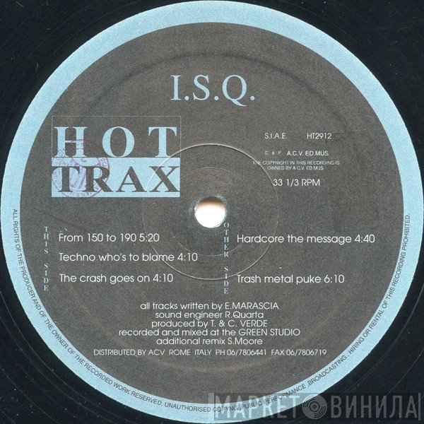 I.S.Q. - From 150 To 190