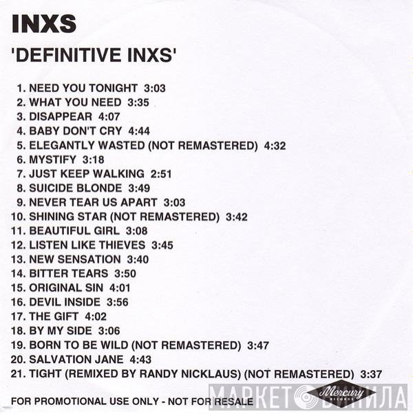 INXS  - Definitive Inxs