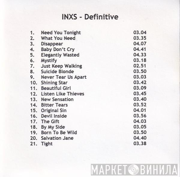 INXS  - Definitive