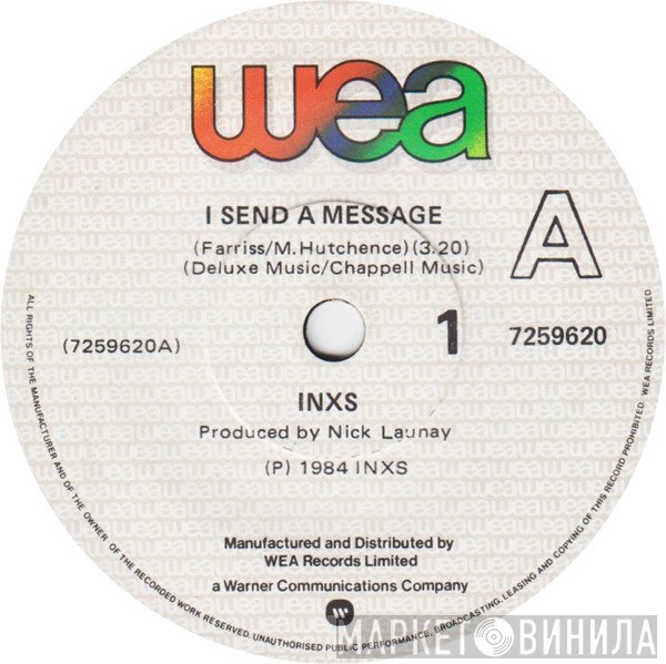 INXS  - I Send A Message