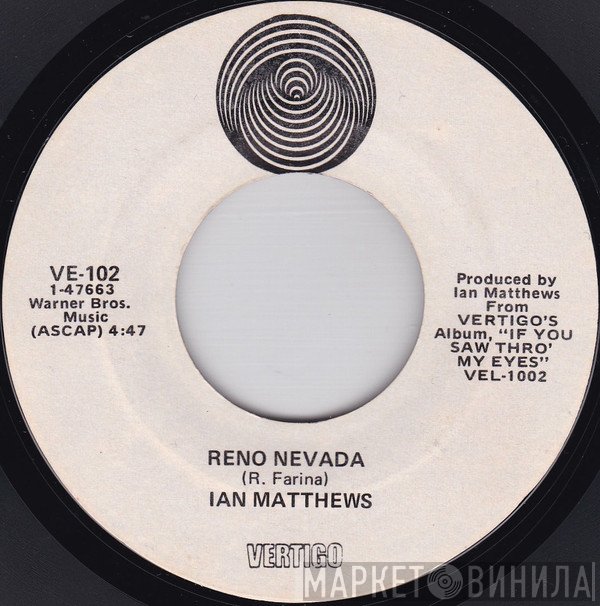 Iain Matthews  - Reno Nevada / Desert Inn