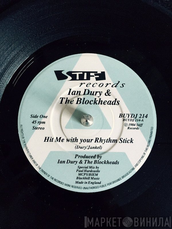 Ian Dury And The Blockheads - Hit Me With Your Rhythm Stick (Paul Hardcastle Remixes)