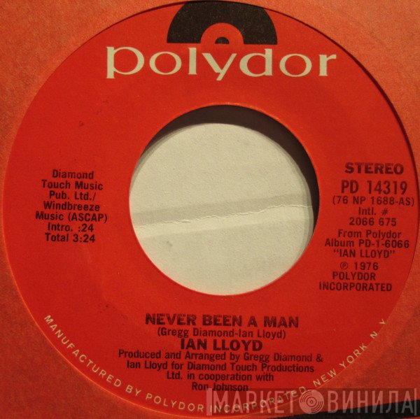 Ian Lloyd - Never Been A Man / Silver Chains