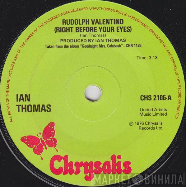 Ian Thomas  - Rudolph Valentino (Right Before Your Eyes)
