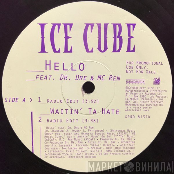 Ice Cube Feat. Dr. Dre & MC Ren  - Hello