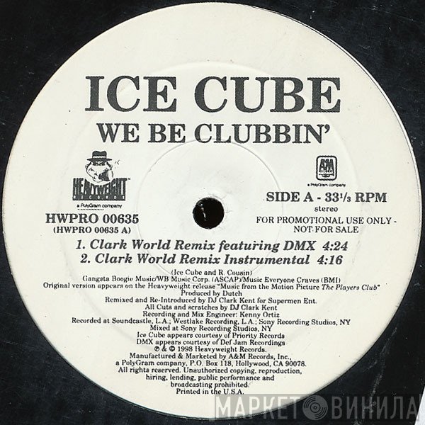 Ice Cube - We Be Clubbin' (The Clark Kent Remix)