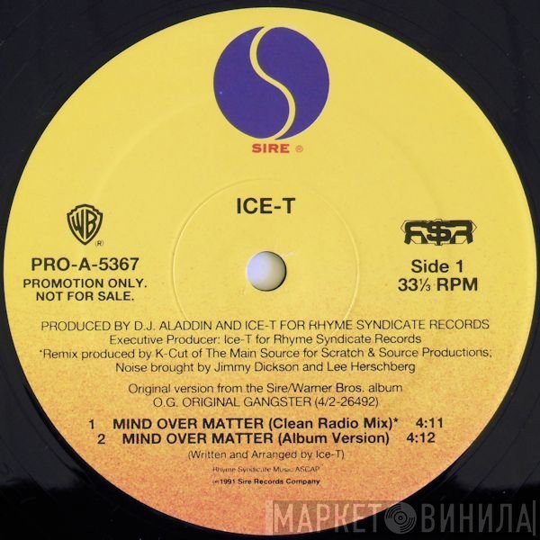 Ice-T  - Mind Over Matter