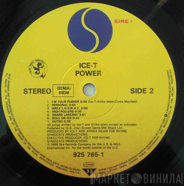 Ice-T  - Power