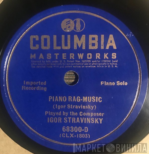 Igor Stravinsky  - Piano Rag-Music / Rag-Time for Eleven Instruments