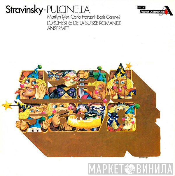 Igor Stravinsky, L'Orchestre De La Suisse Romande, Ernest Ansermet, Boris Carmeli, Marilyn Tyler, Carlo Franzini - Pulcinella