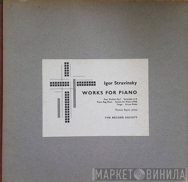 Igor Stravinsky, Thomas Rajna  - Works For Piano