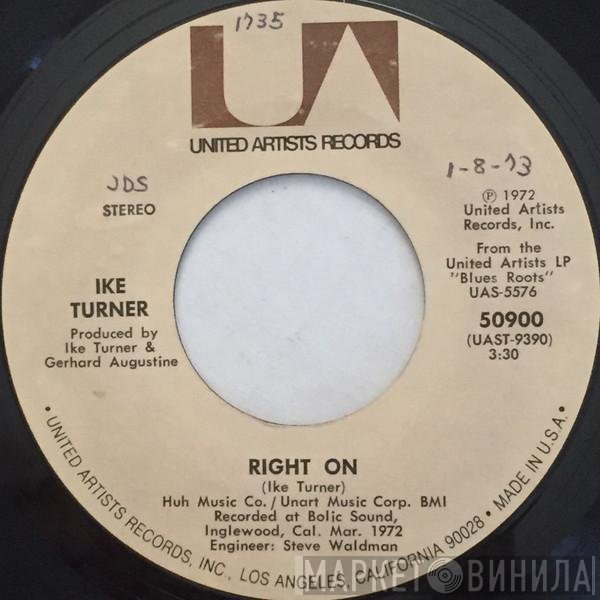 Ike Turner - Right On / Tacks In My Shoes