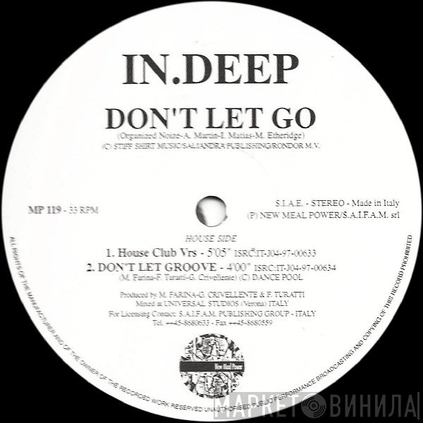 In.Deep  - Don't Let Go