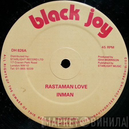 Inamans / Ras Rebel   - Rastaman Love / Walking In The Wilderness