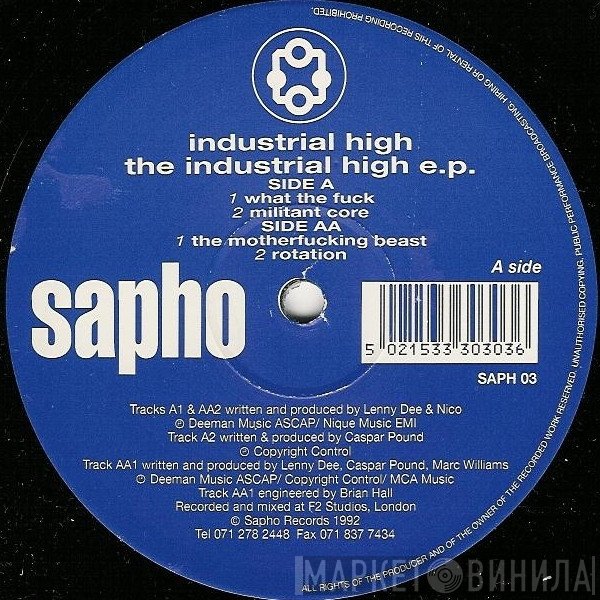 Industrial High - The Industrial High E.P.
