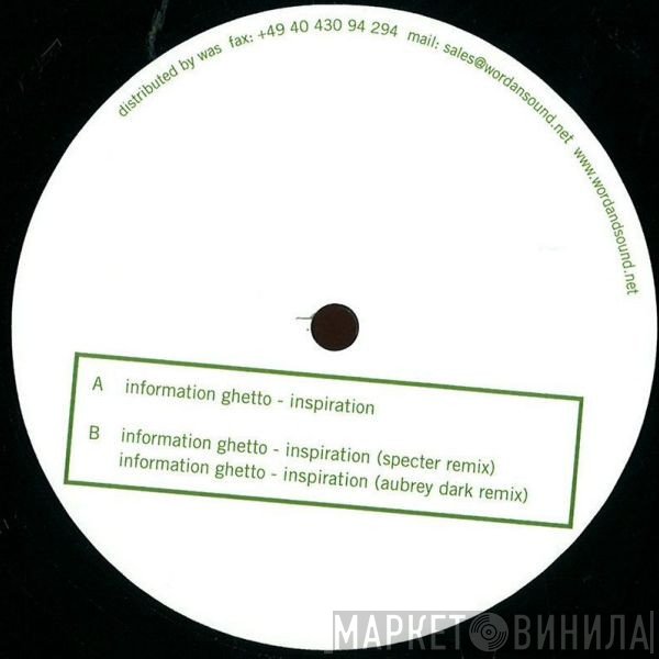 Information Ghetto - Inspiration