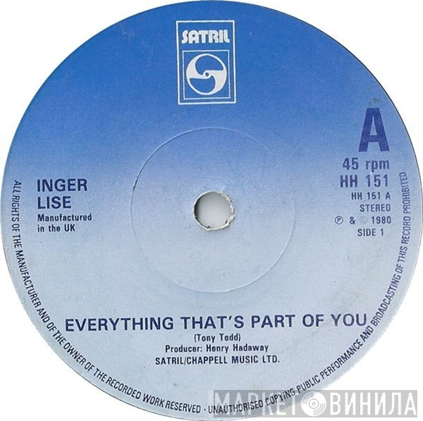 Inger Lise Rypdal - Everything That's Part Of You
