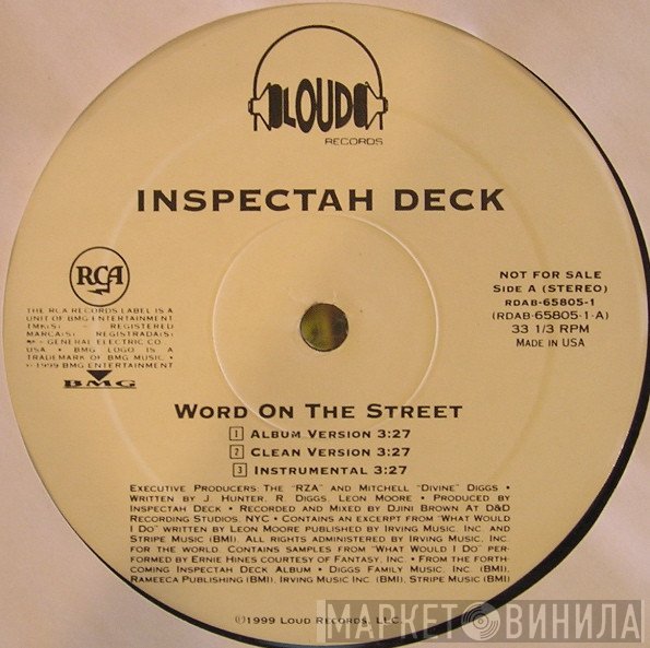 Inspectah Deck - Word On The Street / Movers & Shakers