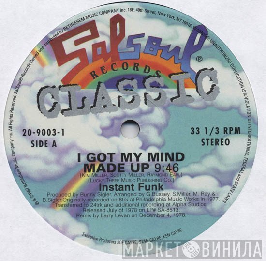 Instant Funk, Inner Life - I Got My Mind Made Up / Moment Of My Life