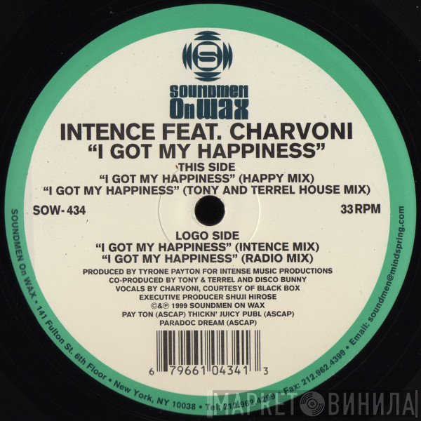 Intense , Charvoni - I Got My Happiness